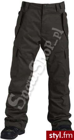 Quiksilver Spodnie Porter Ins 52/L Black - Męskie 12/13 - Pozostałe Spodnie Moda