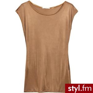 Lamé-trimmed satin-jersey top - Vanessa Bruno - Polyvore. Pobrano ze strony: http://www.polyvore.com/cgi/thing?id=20624683 - Pozostałe Ciuchy Moda