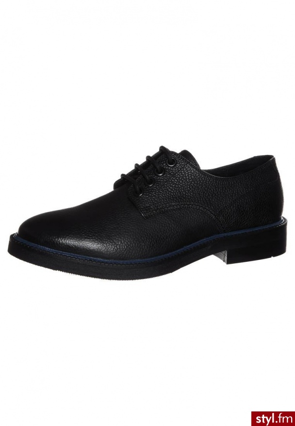 zign Oksfordki czarny (5411-11380) - Pozostałe Buty Moda