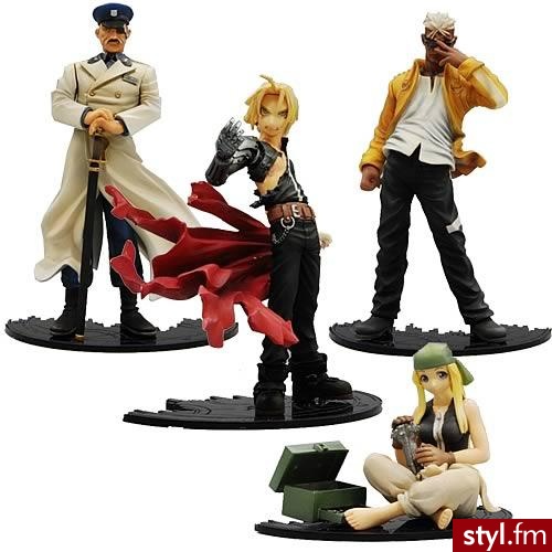 Figurki. Figurki z FMA : ) cudne - Gadżety Inne Moda
