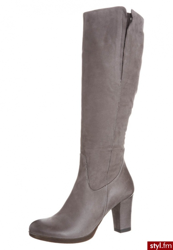 Taupage Kozaki  szary - Kozaki Buty Moda