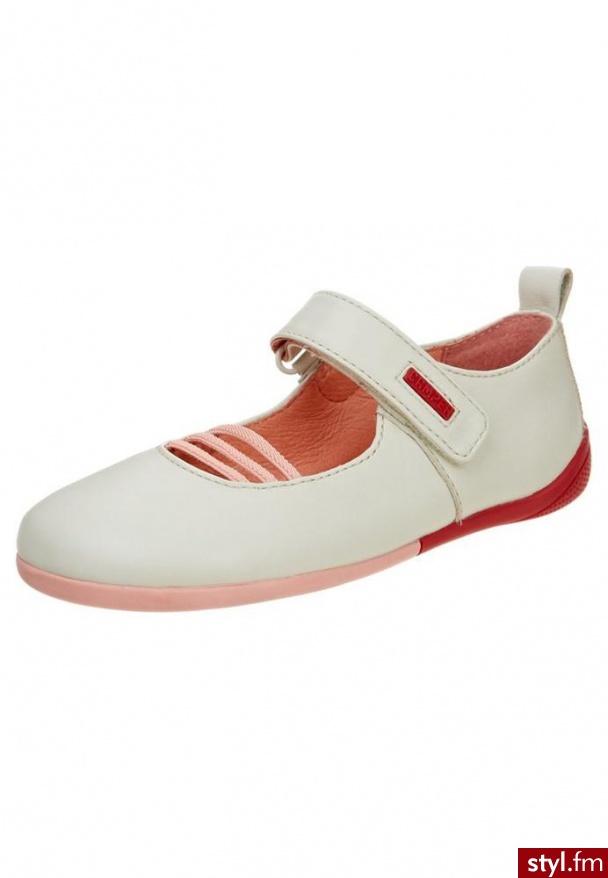 Camper Baleriny z zapięciem biały - Balerinki Buty Moda
