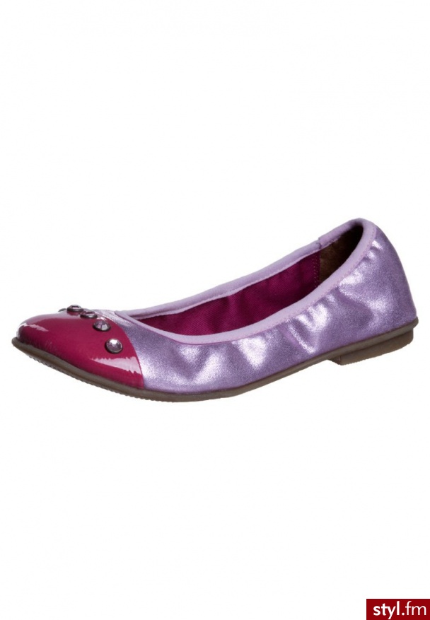 fullstop. Baleriny różowy - Balerinki Buty Moda
