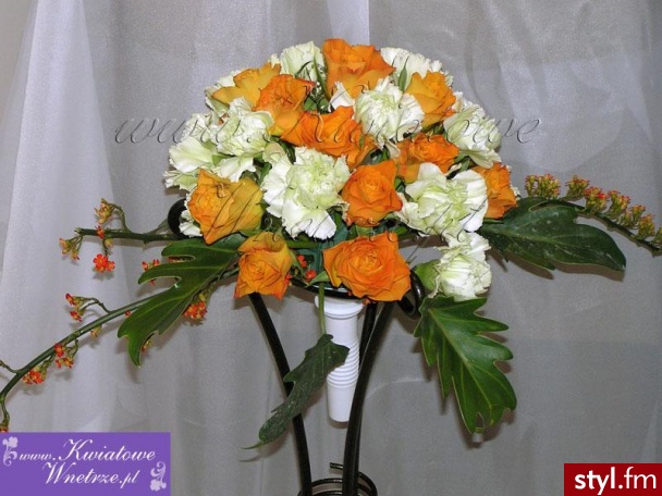 Bukiety ślubne Ślub Moda