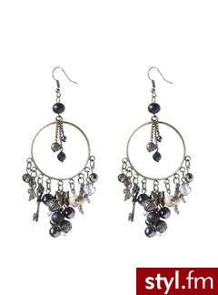 Bold drop earrings - Antique gold - Promod. Pobrano ze strony: http://www.promod.co.uk/jewellery/earrings/bold-drop-earrings-antique-gold-R1290409935.html - Pozostałe Dodatki Moda