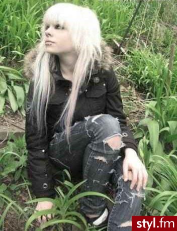 EMO Alternatywne Średnie Fryzury