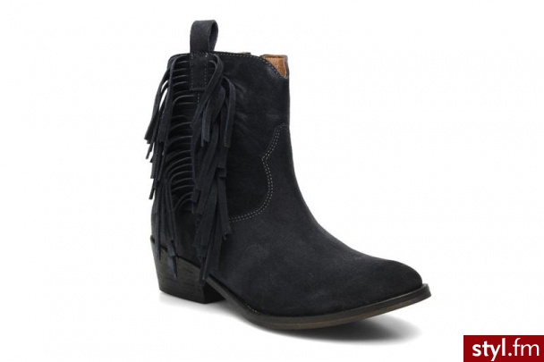 M PAR M PÓŁBUTY I BOTKI DECLIC BY (Niebieski) - Botki Buty Moda