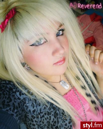 EMO Alternatywne Średnie Fryzury