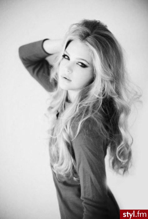 Fale - Blond Rozpuszczone Kręcone Na co dzień Długie Fryzury