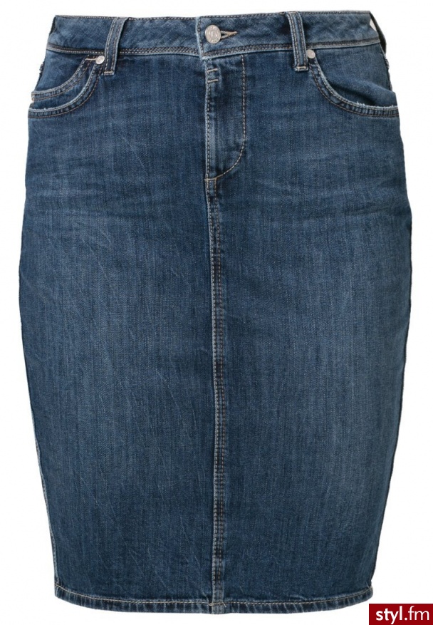 Bogner Jeans MATILDA Spódnica jeansowa niebieski - Pozostałe Spódnice Moda