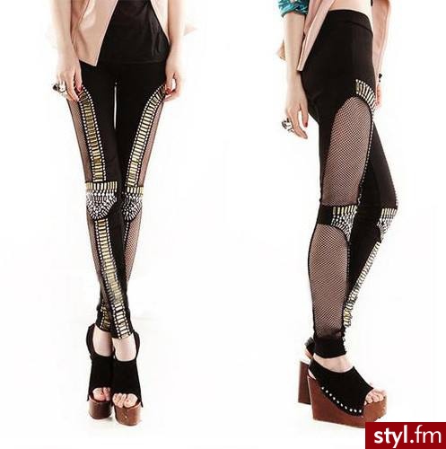 Leginsy Spodnie Moda