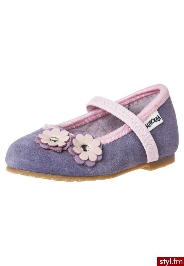 Vincent ALICE Baleriny z zapięciem lilia (113006) - Balerinki Buty Moda