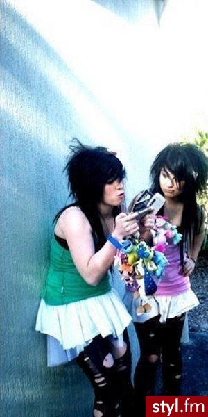 EMO Alternatywne Średnie Fryzury