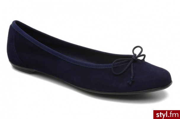 Valensi BALERINKI VEGA BY VALENSI (Niebieski) - Balerinki Buty Moda