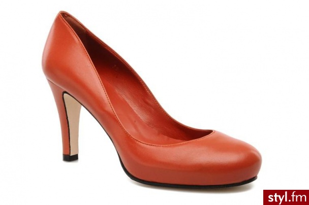 Charlotte Vanel CZÓŁENKA LISA BY CHARLOTTE VANEL (Pomarańczowy) - Czółenka Buty Moda