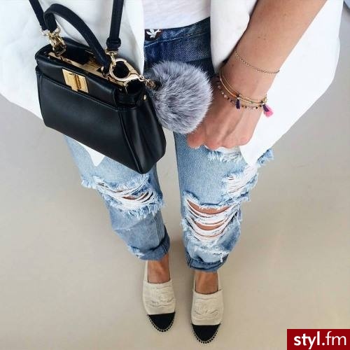 Jeansy Spodnie Moda