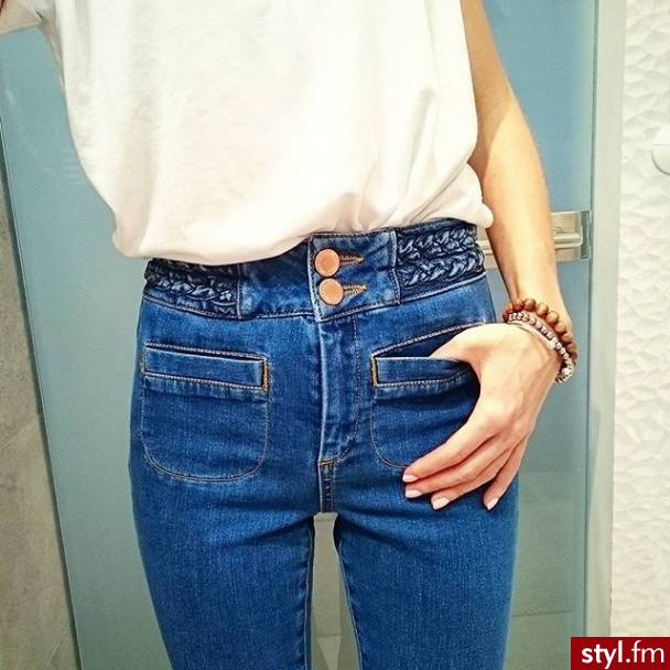 Jeansy Spodnie Moda