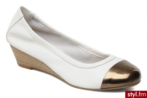 Lotus Balerinki Enchant by (Biały) - Balerinki Buty Moda