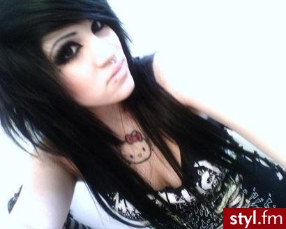 EMO Alternatywne Średnie Fryzury