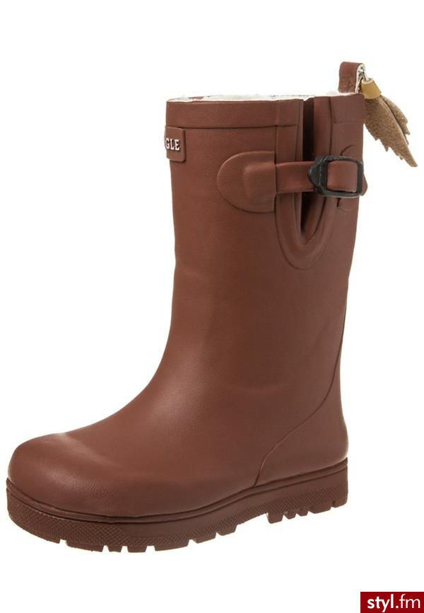 AIGLE WOODYPOP KALOSZE BRĄZOWY (24286) - Kalosze Buty Moda