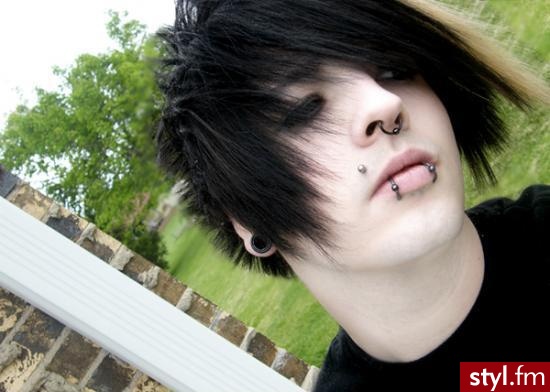 EMO Alternatywne Średnie Fryzury