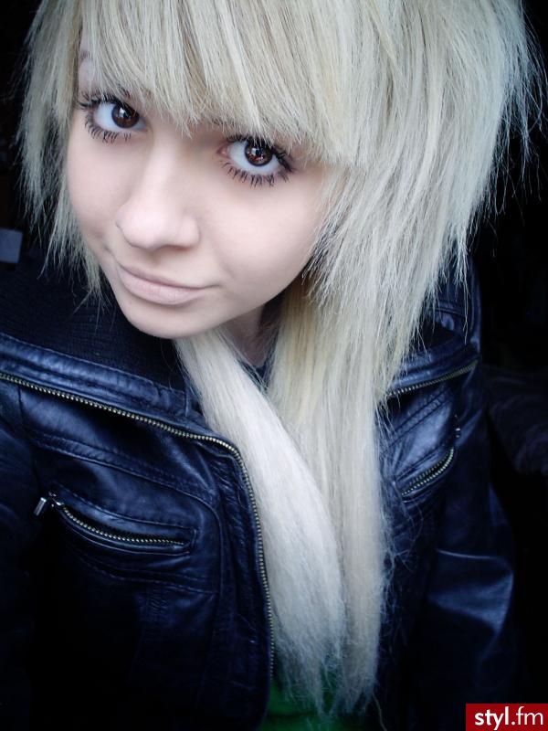 EMO Alternatywne Średnie Fryzury