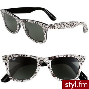 Ray-Ban 'Classic Wayfarer' Sunglasses - Polyvore. Pobrano ze strony: http://www.polyvore.com/ray-ban_classic_wayfarer_sunglasses/thing?id=24146217 - Nakrycia głowy Dodatki Moda