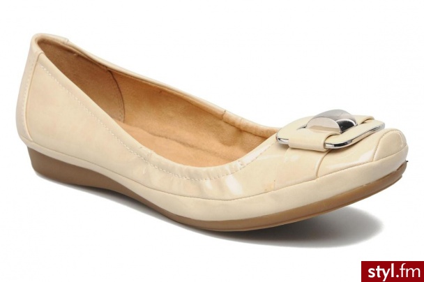 Naturalizer Balerinki VOYLAN (Beżowy) - Balerinki Buty Moda