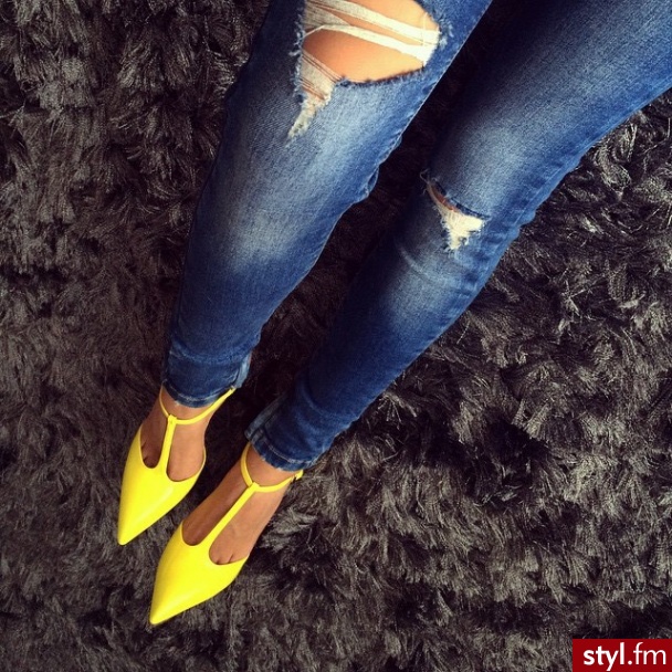 Jeansy Spodnie Moda