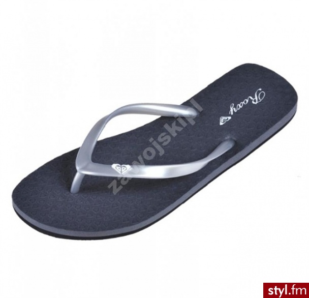 Roxy klapki Bamy CRK Granat - Klapki Buty Moda