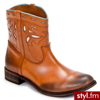 Strategia BUTY PONCHO Brown - Kozaki Buty Moda