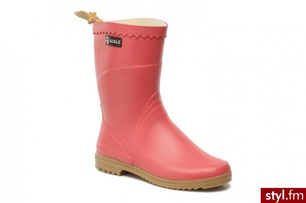 Aigle Półbuty i botki Bison Lady by (Czerwony) - Botki Buty Moda