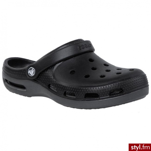 Crocs Klapki Duet Plus Black/Graphite - Klapki Buty Moda