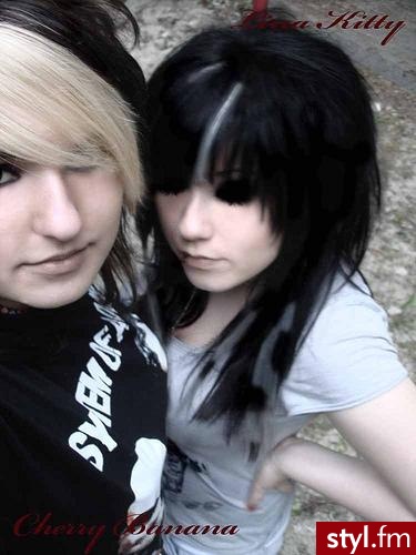 EMO Alternatywne Średnie Fryzury
