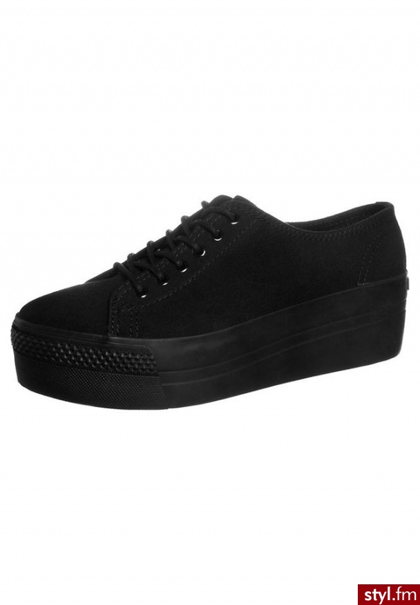 Vagabond HOLLY Sznurowane sportowe czarny - Sportowe Buty Moda