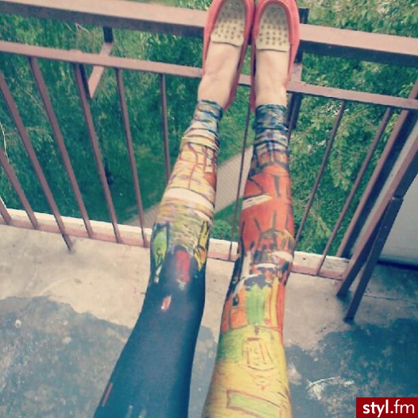 Leginsy Spodnie Moda