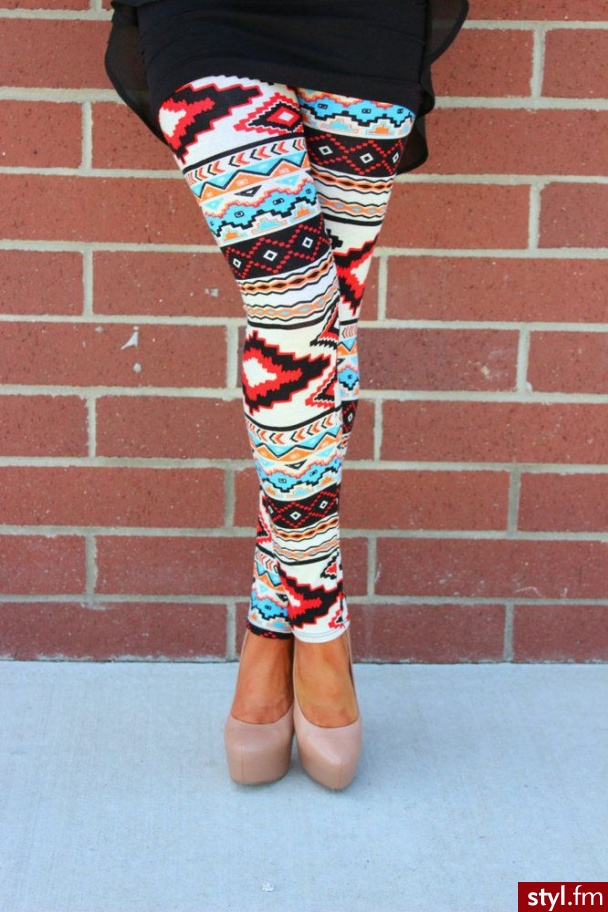 Leginsy Spodnie Moda