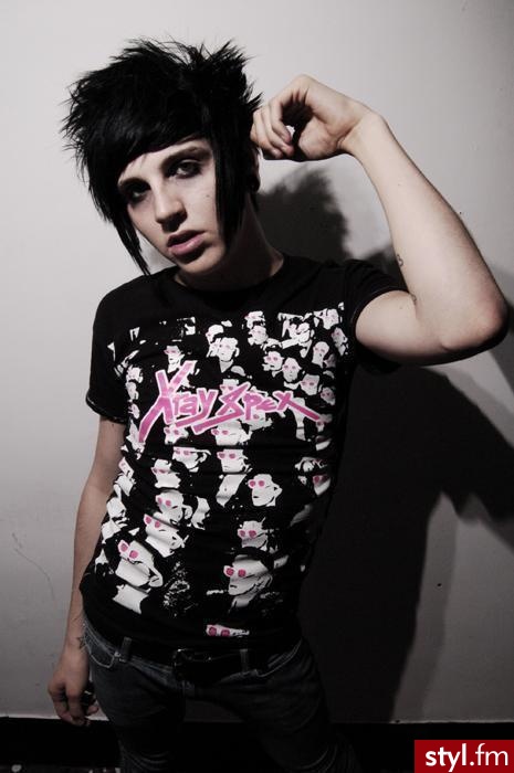 EMO Alternatywne Średnie Fryzury