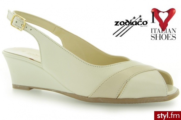zodiaco A039P BEIGE - Koturny Buty Moda