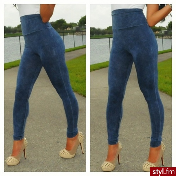 Leginsy Spodnie Moda