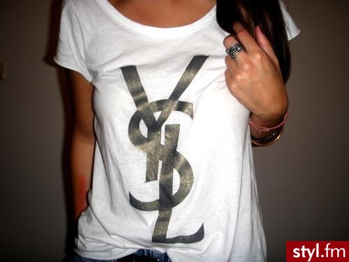 YSL - Koszulki Ciuchy Moda