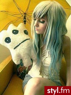 EMO Alternatywne Średnie Fryzury