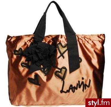 Prezentowana torebka Lanvin została stworzona z myślą o zakupach. Cena: 480 funtów - Pozostałe Torebki Moda