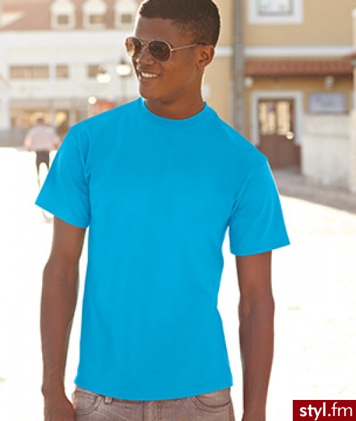 Fruit Of The Loom Męski T-shirt Valueweight kolor biały - Sportowe Buty Moda