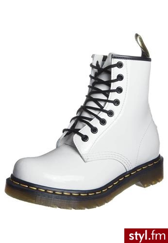 Dr. Martens Botki sznurowane biały (11821) - Botki Buty Moda