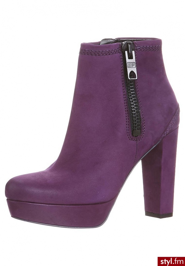 Kennel + Schmenger Botki na platformie lilia - Botki Buty Moda