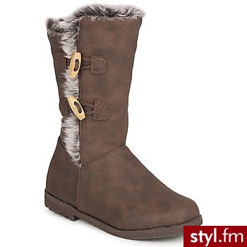 Conguitos Buty Dziecko  Octavila Girl Brown - Kozaki Buty Moda