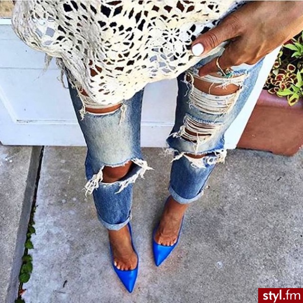 Jeansy Spodnie Moda