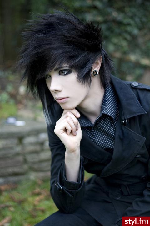 EMO Alternatywne Średnie Fryzury