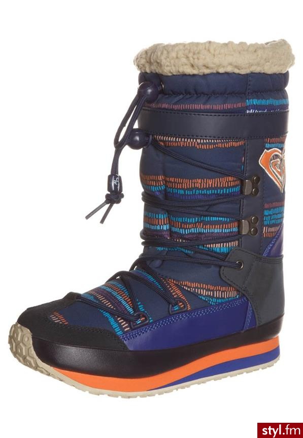 Roxy TERRY Śniegowce niebieski (WTWSL083) - Pozostałe Buty Moda